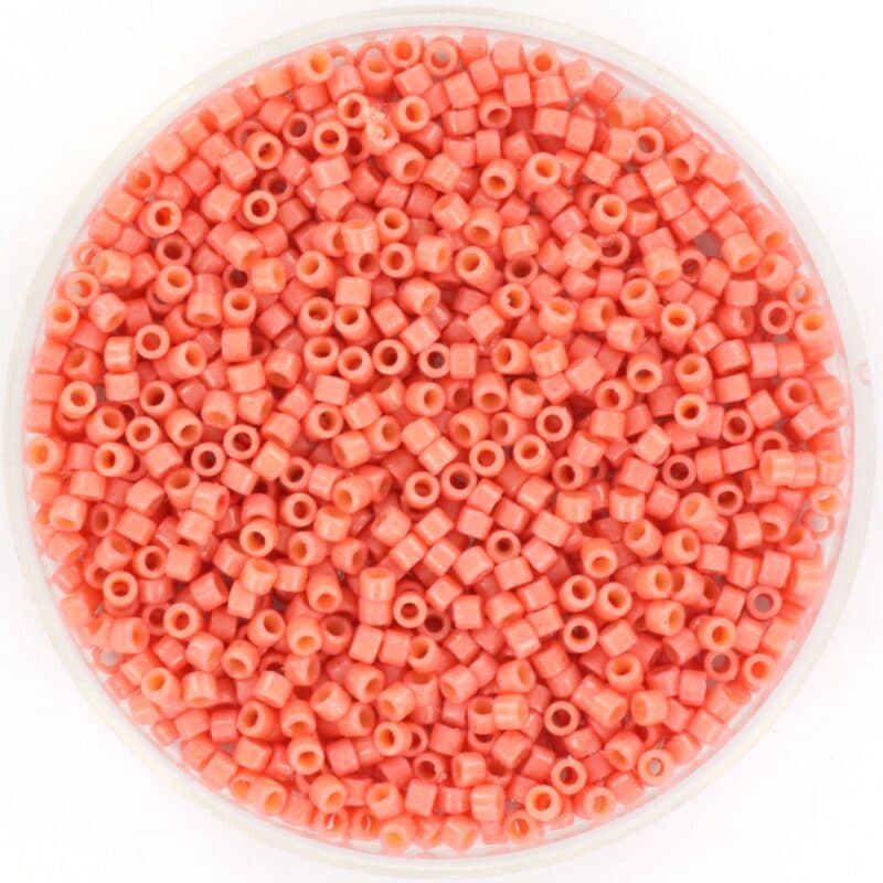 Miyuki Delica Duracoat opaque dyed light watermelon 2114