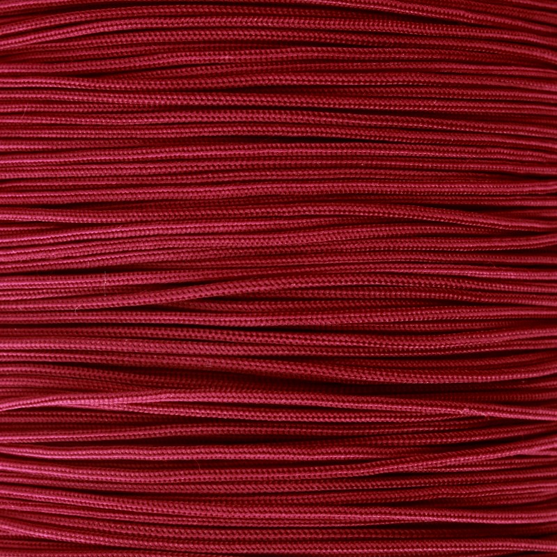 Polyestersnor_0,5 mm_Mørk rød